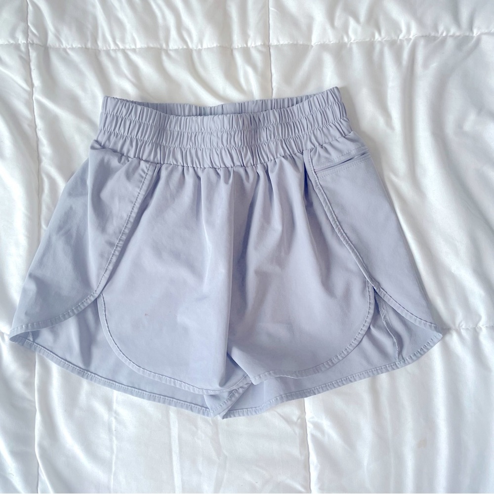 Light Grey Blooming Jelly Athletic Shorts